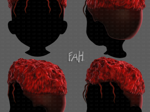 3D Hair style for boy V118 Modelo 3D