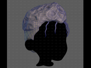 3D Hair style for boy V118 Model 3D