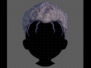 3D Hair style for boy V118 Model 3D