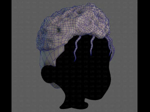 3D зачіска для хлопчика V118 3D Модель