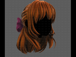 3D Hair style for girl V118 3D-Modell