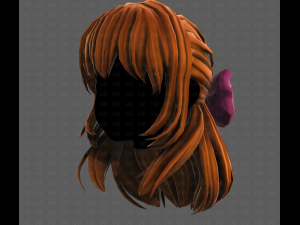 3D Hair style for girl V118 3D-Modell