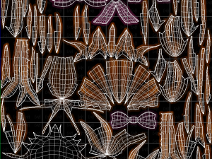 3D Hair style for girl V118 3D-Modell
