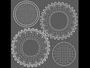 कैप V65 3D मॉडल