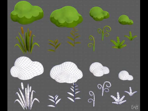 Desenho de &aacute;rvores V51 Modelo 3D