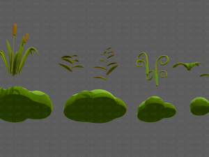 Trees Cartoon V51 3D Model