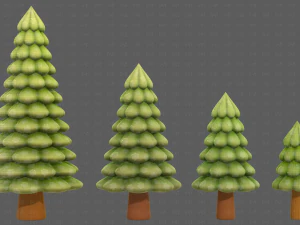 Desenho de &aacute;rvores V52 Modelo 3D