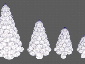 树木卡通V52 3D 模型