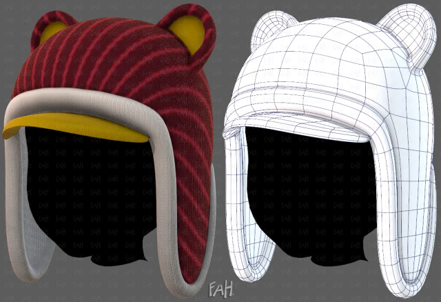 Bon&eacute; V68 Modelo 3D .c4d .max .obj .3ds .fbx .stl .blend 