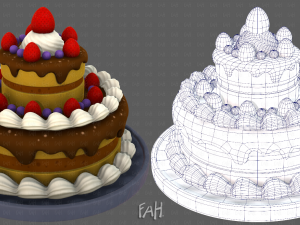 Dessert V02 3D Model
