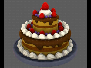 Dessert V02 3D Model