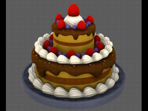 Dessert V02 3D Model