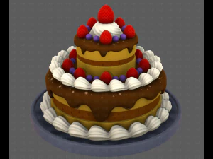 Dessert V02 3D Model