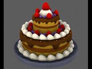 Dessert V02 3D Model