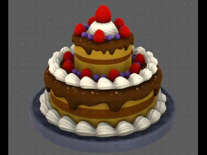 Dessert V02 3D Model