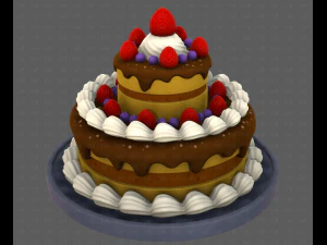 Dessert V02 3D Model
