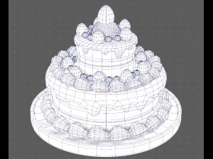 Dessert V02 3D Model