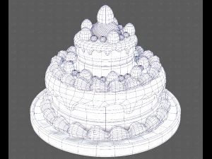 Dessert V02 3D Model