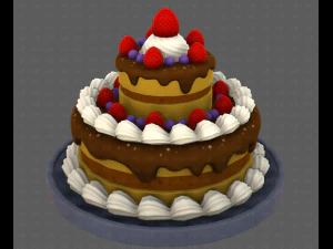 Dessert V02 3D Model