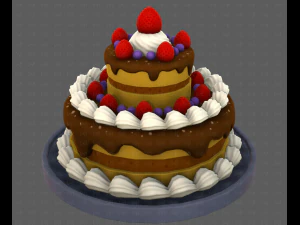 Dessert V02 3D Model
