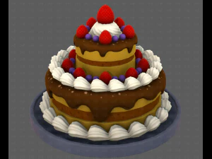 Dessert V02 3D Model
