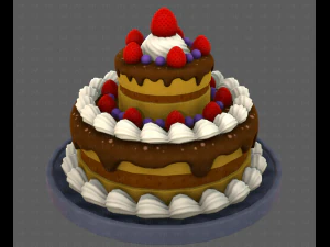 Dessert V02 3D Model