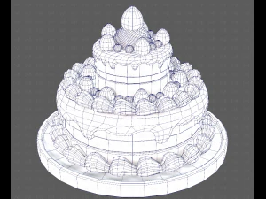 Dessert V02 3D Model