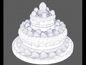 Dessert V02 3D Model