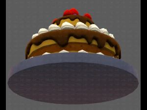 Dessert V02 3D Model