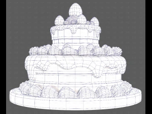 Dessert V02 3D Model