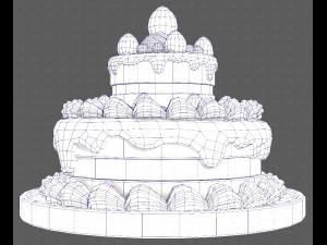 Dessert V02 3D Model