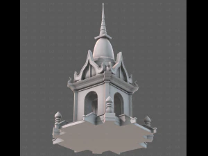 Pagoda V13 3D Model