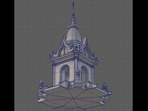 Pagoda V13 3D Model