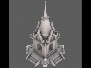 Pagoda V13 3D Model