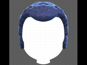 Base Hair for Boy V59 3D Модель