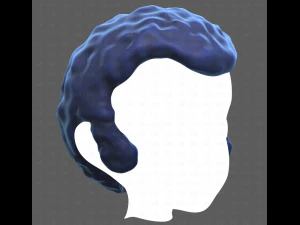 Base Hair for Boy V59 3D Model