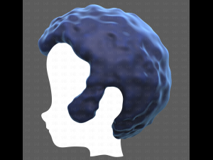 Base Hair for Boy V59 3D Модель