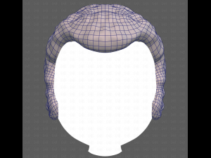 Base Hair for Boy V59 3D Модель