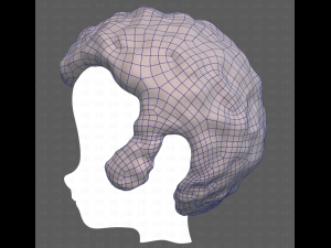 Base Hair for Boy V59 3D Модель