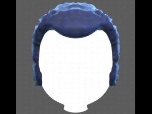 Base Hair for Boy V59 3D Model