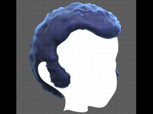 Base Hair for Boy V59 3D Модель