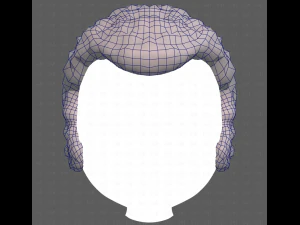 Base Hair for Boy V59 3D Model