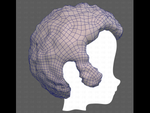 Base Hair for Boy V59 3D Модель