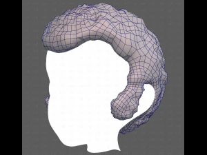 Base Hair for Boy V59 3D Model