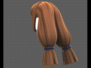 Base Hair for girl V59 Modelo 3D