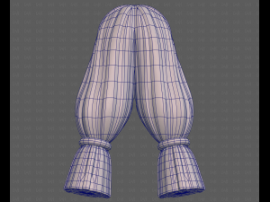 Base Hair for girl V59 Modelo 3D