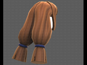 Base Hair for girl V59 Modelo 3D
