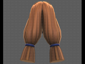 Base Hair for girl V59 Modelo 3D