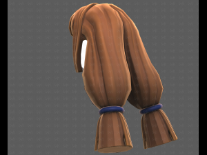 Base Hair for girl V59 Modelo 3D