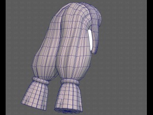 Base Hair for girl V59 Modelo 3D